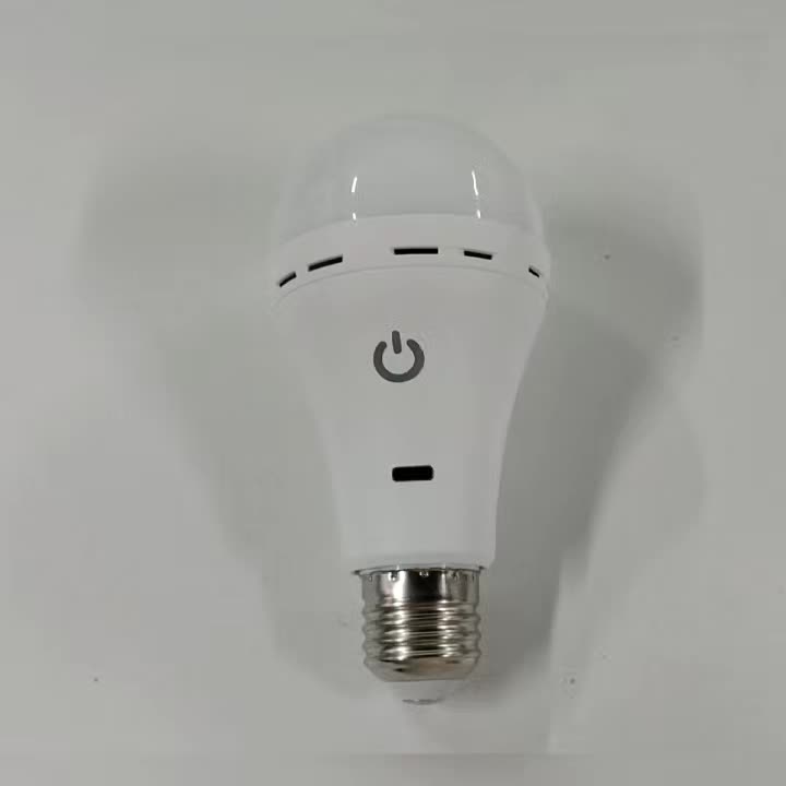 E27 rechargeable remote control timer bulb, backup battery bulb for wall lamps, niches and table lamps, magnetic bulb for non-hardwired fixtures, 3-color temperature dimmable emergency rechargeable bulb