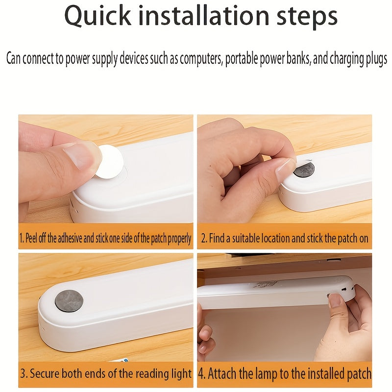 Rechargeable Wireless Touch Sensor Light Magnetic Mount Cabinet Light Kitchen Light Portable Vanity Mirror Light