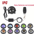 1 Piece / Pair Truck New Upgraded 33 Pattern Evil Eye Expression Decorative Light, 9-36V Compatible with Motorcycles, SUVs, Gifts, Party Decorations, DIY Personalized Car Ornament