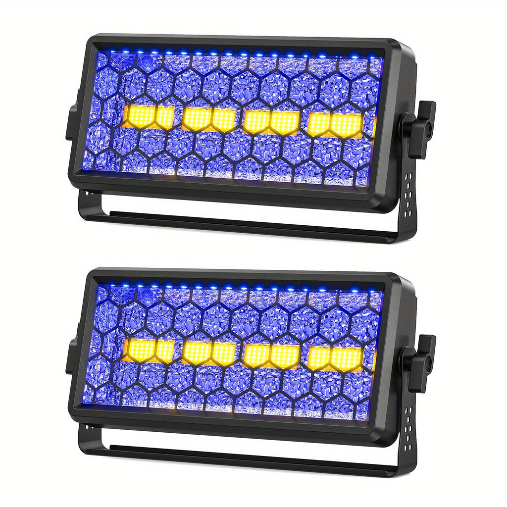 150W RGB LED Stage Light Bar, Supports DMX and Sound-Active Function – Retro Wall Washer Follow Spot Light, Suitable for DJ, Theater, Wedding, Concert Scenes, Linear Dimming Function, Supports XLR/RDM Interface