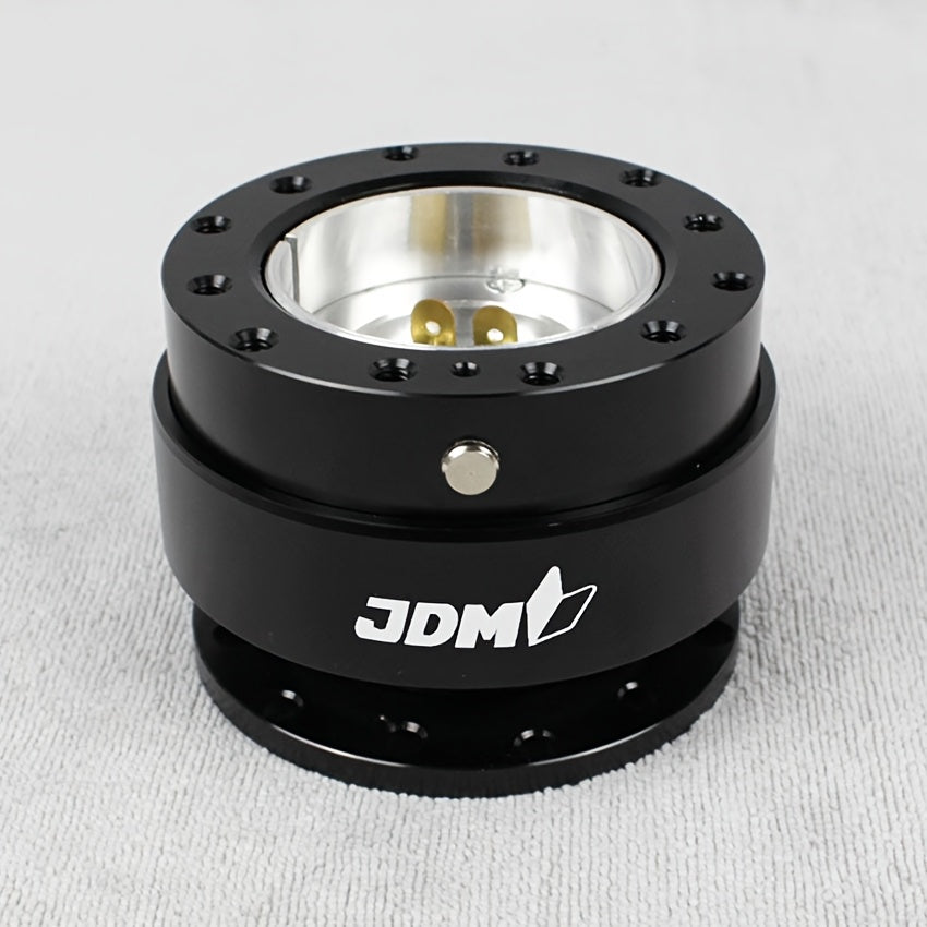 6×4 Ball Bearing Steering Wheel Quick Release JDM Snap-On Car Tuning Quick Release Steering Wheel Adapter Boss Kit Hub with Button
