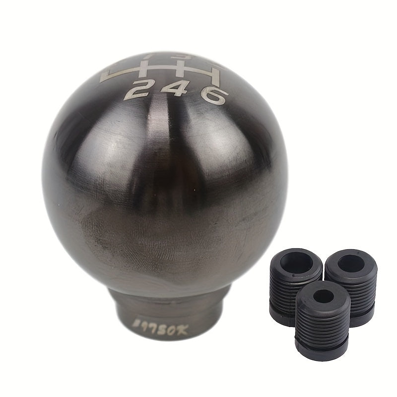 Universal Shift Knob, 5/6 Speed Design, Stainless Steel Material, Ideal Choice for Racing and JDM Enthusiasts, High Quality Knob