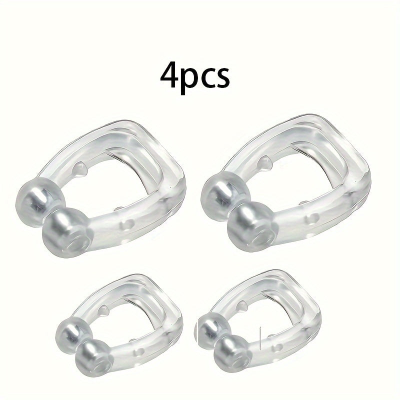 2pcs/4pcs 磁性防打鼾鼻夹