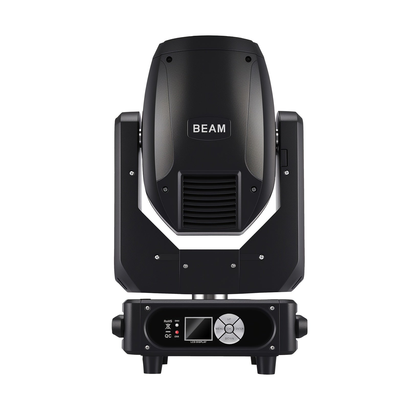 350W beam light, DJ stage light, black moving head light, moving head light, spotlight, stage light - DMX512 control, with 15 colors and 13 gobo patterns, voice/sound activation, aluminum alloy housing