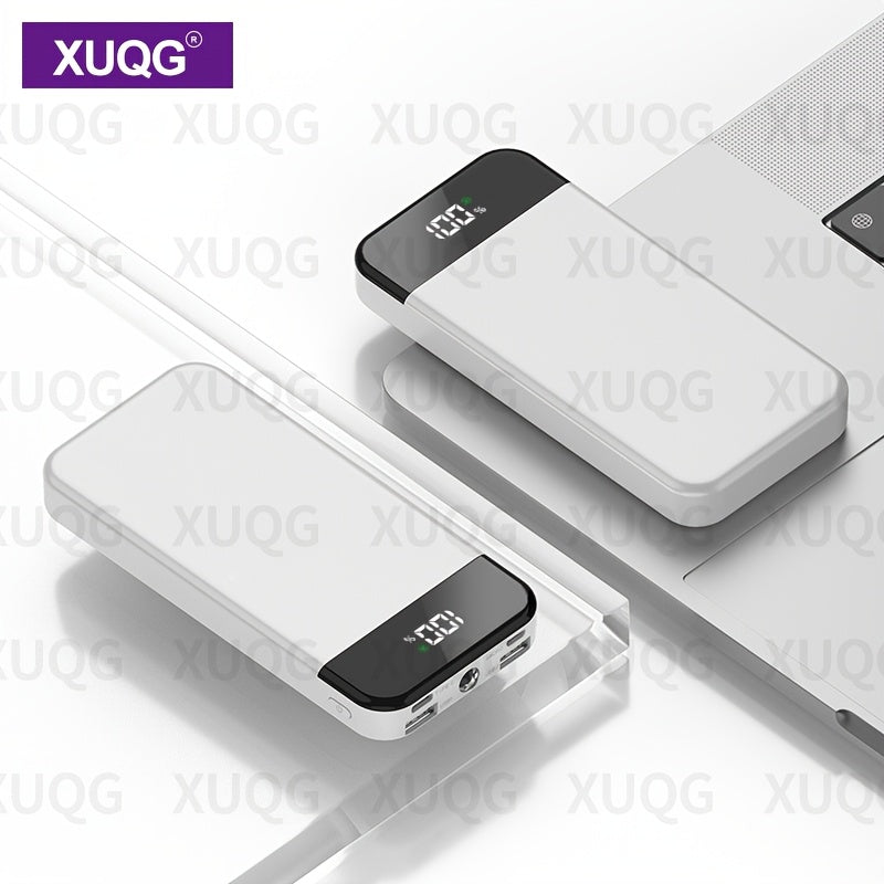 20000mAh Power Bank with LED Power Display, Built-in LED Light, Dual Input/Output, Compact Portable Charger for Mobile Phones