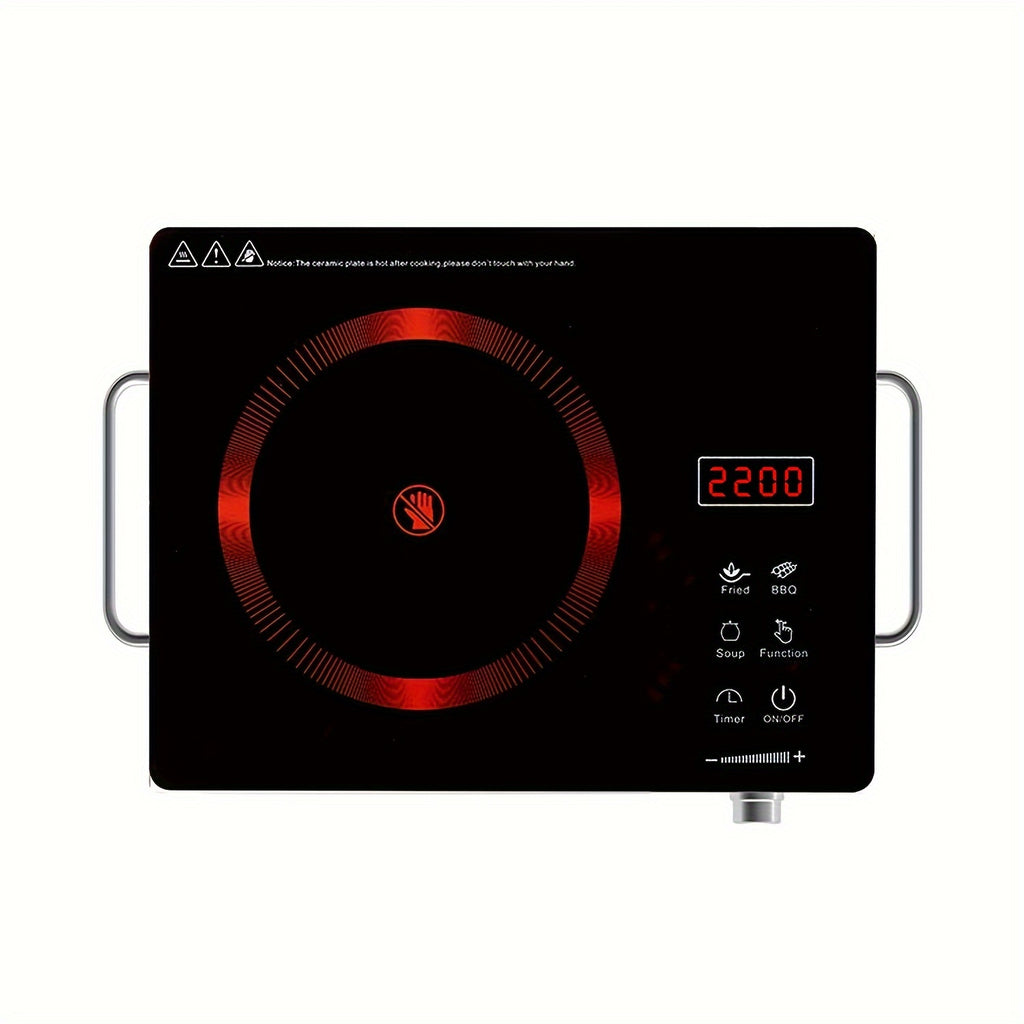 Electric Ceramic Cooktop, 2200W – 2200W Infrared Electric Stove, Home Cooking Stove, US 110V