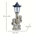 Resin Classical Figure Solar Outdoor Light Statue Ornament, Creative Resin Sculpture, Christmas Home Decoration, Path Corridor Ambient Light, Garden Courtyard Villa Warm Night Light, Unique Birthday/Holiday Gift