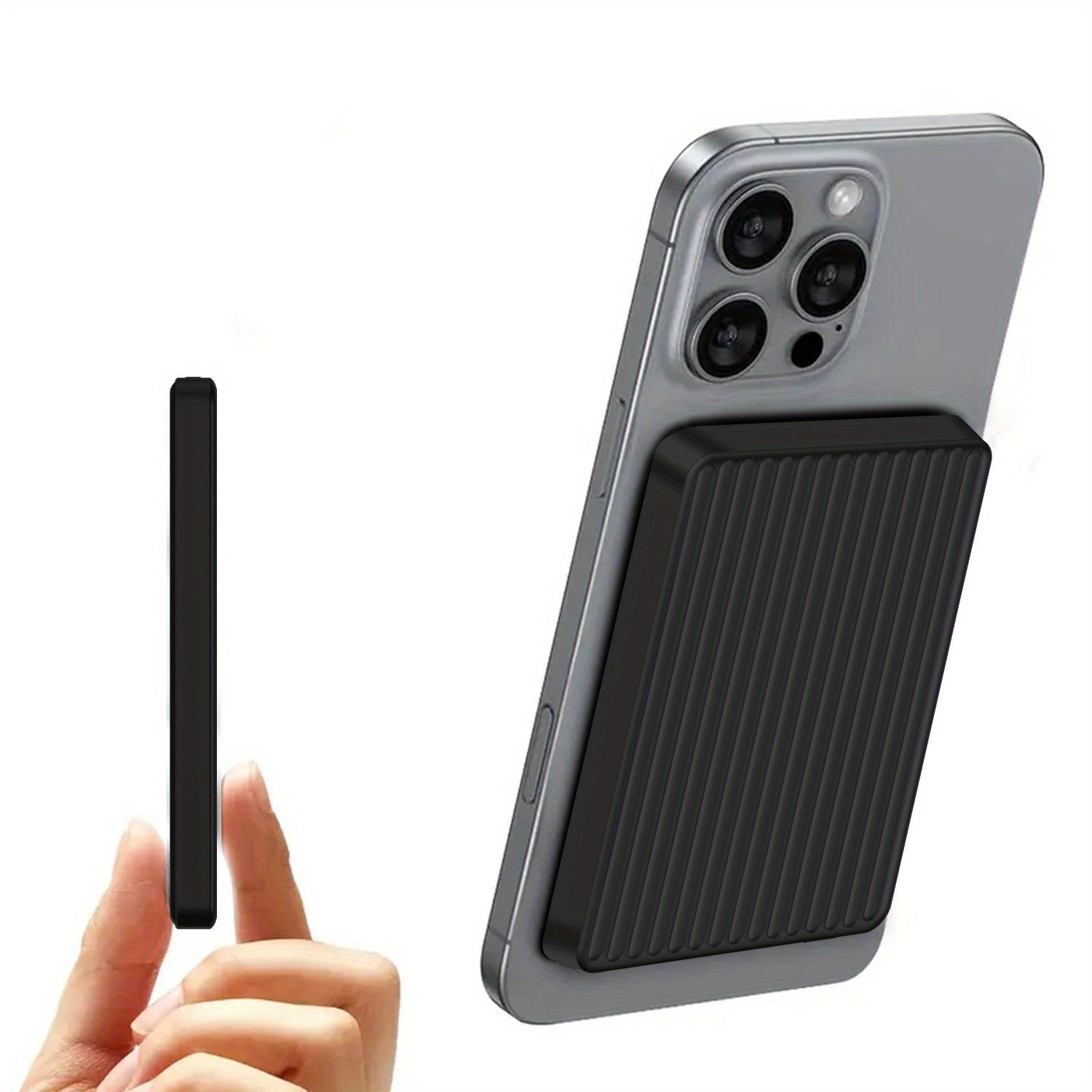 Magnetic Power Bank with a Capacity of 5000 Mah, Featuring Wireless Portability And 20W USB-C Fast Charging, Compatible with Iphone 15/14/13/12 Series