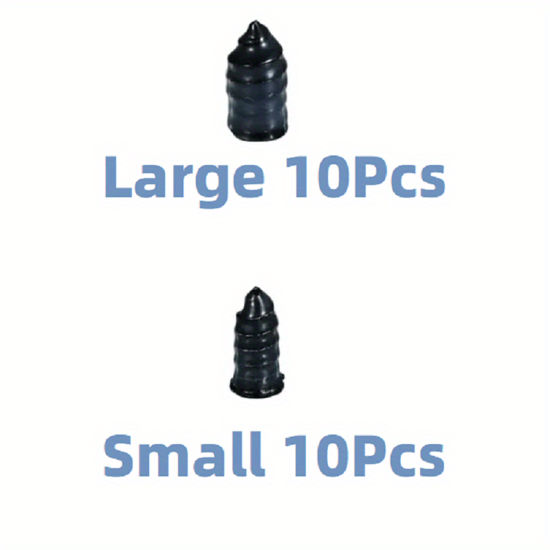 Tire Repair Rubber Nails, Rubber Screws for Patching Motorcycle and Bicycle Tires