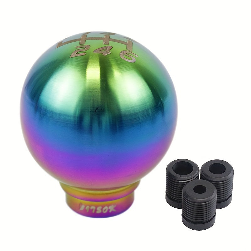 Universal Shift Knob, 5/6 Speed Design, Stainless Steel Material, Ideal Choice for Racing and JDM Enthusiasts, High Quality Knob