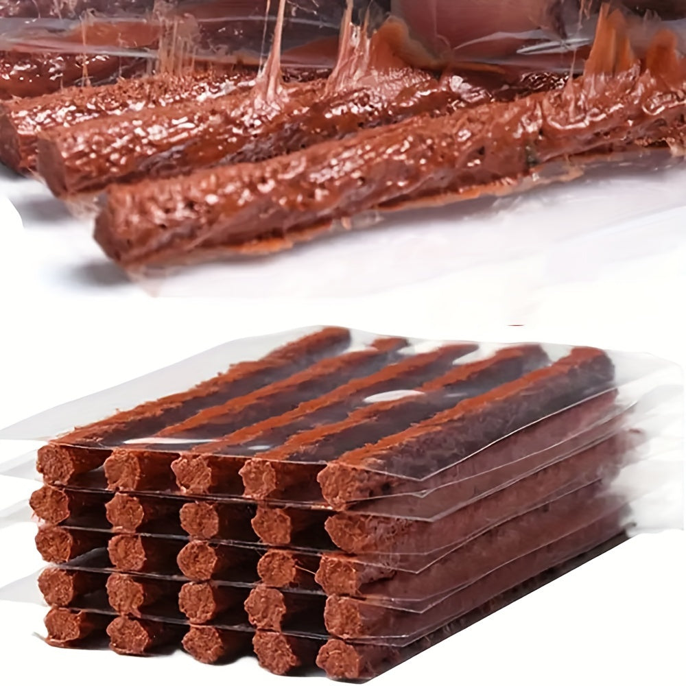 Tire Repair Strips, Automotive Tire Repair Tools, Motorcycle Tubeless Tire Puncture Plug Sealant Strip Repair Kit, Auto Vacuum Tire Repair Rubber String