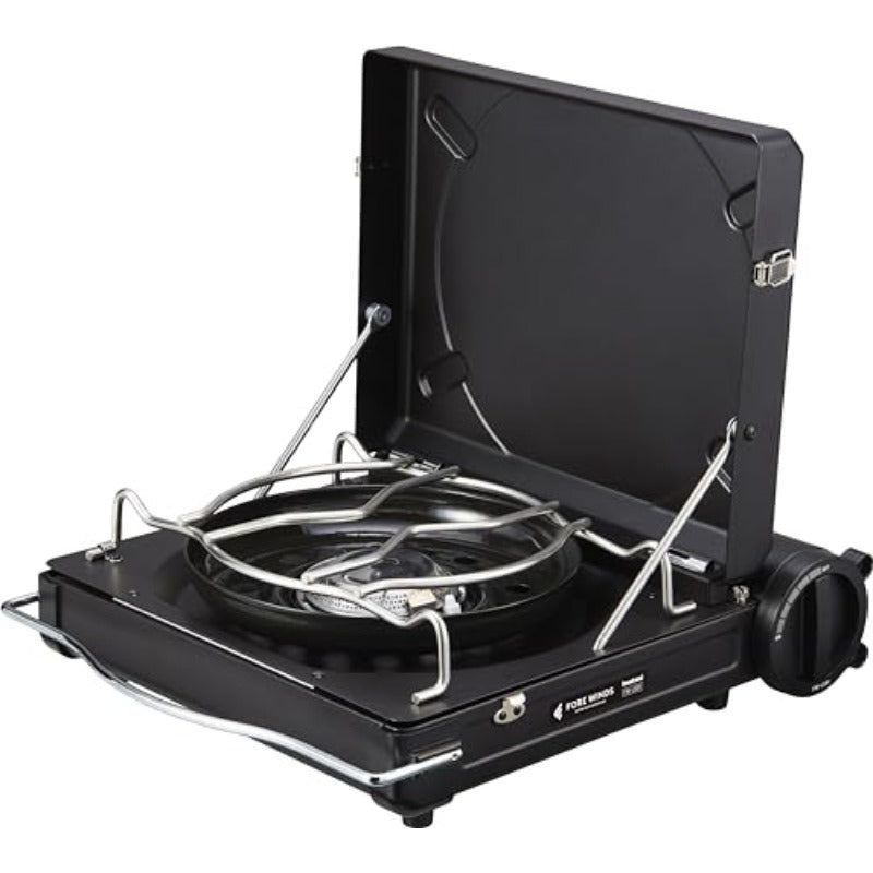 Iwatani Luxe Fore Winds Camping Stove | Iron Construction, No Fuel Needed, No Ignition Function