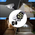 1pc, Outdoor Solar Light, Solar Wall Light, Spotlight, 3 Modes with Remote Control, Simulation Monitoring Light, Outdoor Lighting, Night Light, Simulation Camera, Can Be Used for Walls, Doorways, Porches, Streets, Gardens