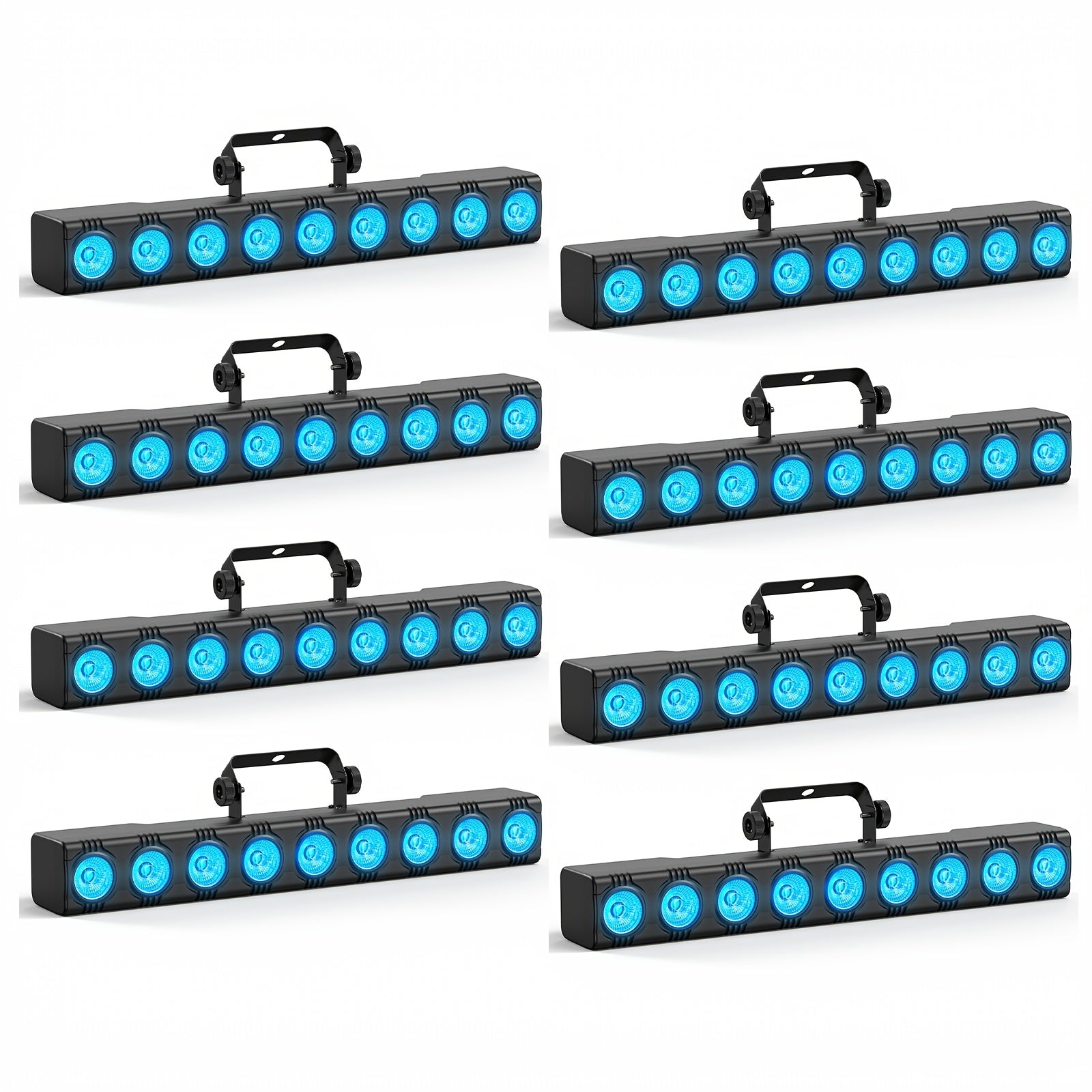 4/6/8-Pack 36W 9LED RGBW KTV Light Bar DMX Control Wall Washer Wall Light Suitable for Home Parties KTV Bars Weddings DJ Floor LED Wall Light