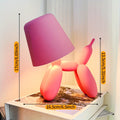 Creative romantic balloon dog shaped table lamp, equipped with touch switch, three-color stepless dimming, battery powered, dachshund ambiance light — perfect choice for hotel parties, Valentine‘s Day gifts