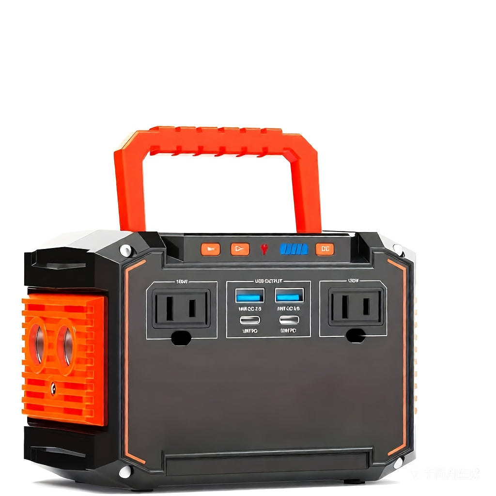 便攜式太陽能發電機電源站 237Wh，含 60W 太陽能板/88Wh &30W SL/111Wh &30W SL，或 88.8Wh/237Wh。具備 2*AC/USB-C PD/USB QC3.0/DC 輸出，LED 緊急電源燈，適用於戶外露營、房車旅行、緊急情況，送禮首選