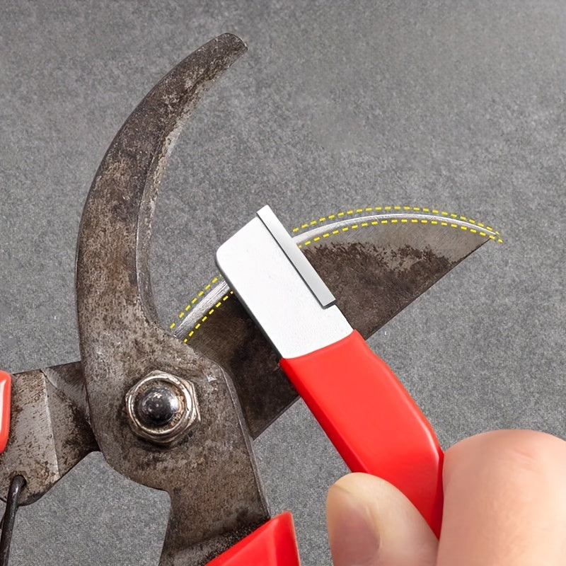 Knife Sharpener, Professional Kitchen Whetstone, Tungsten Diamond Sharpener Tool, Garden Shear Sharpener, Outdoor Portable Sharpener, Multi-functional Tool for Blades