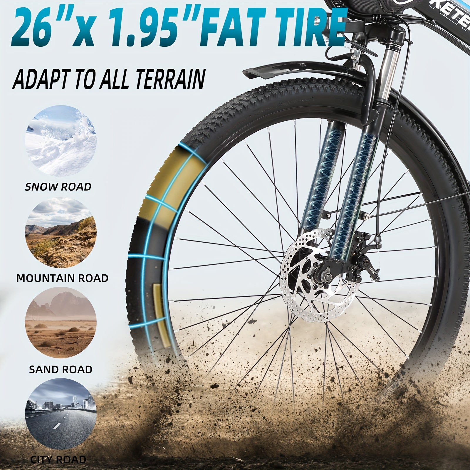 KETELES MX300 48V20AH电动自行车