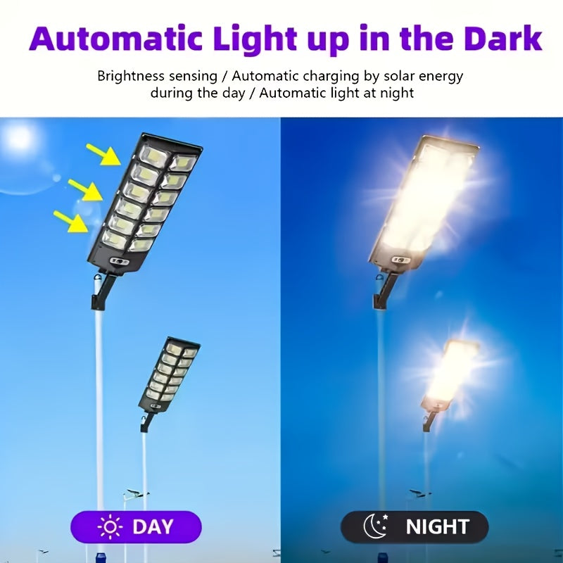 [New Model] All-in-One Solar Street Light, Ultra-Bright Outdoor Home Courtyard Light Design, PIR Motion Sensor Wall Light for Urban and Rural Lighting, 100 Application Scenarios