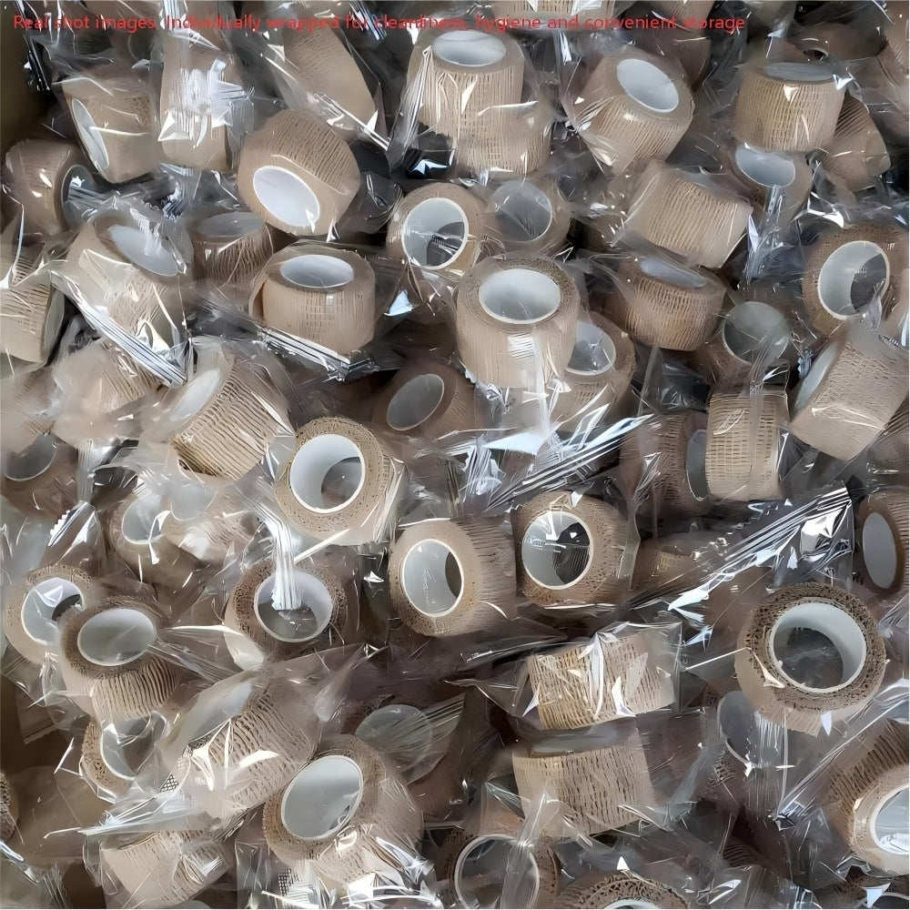 3/6/12卷手指/脚趾无纺布绷带，耐用弹性包扎带，自粘脚趾保护套，用于防止水泡摩擦并提供适当的包裹保护