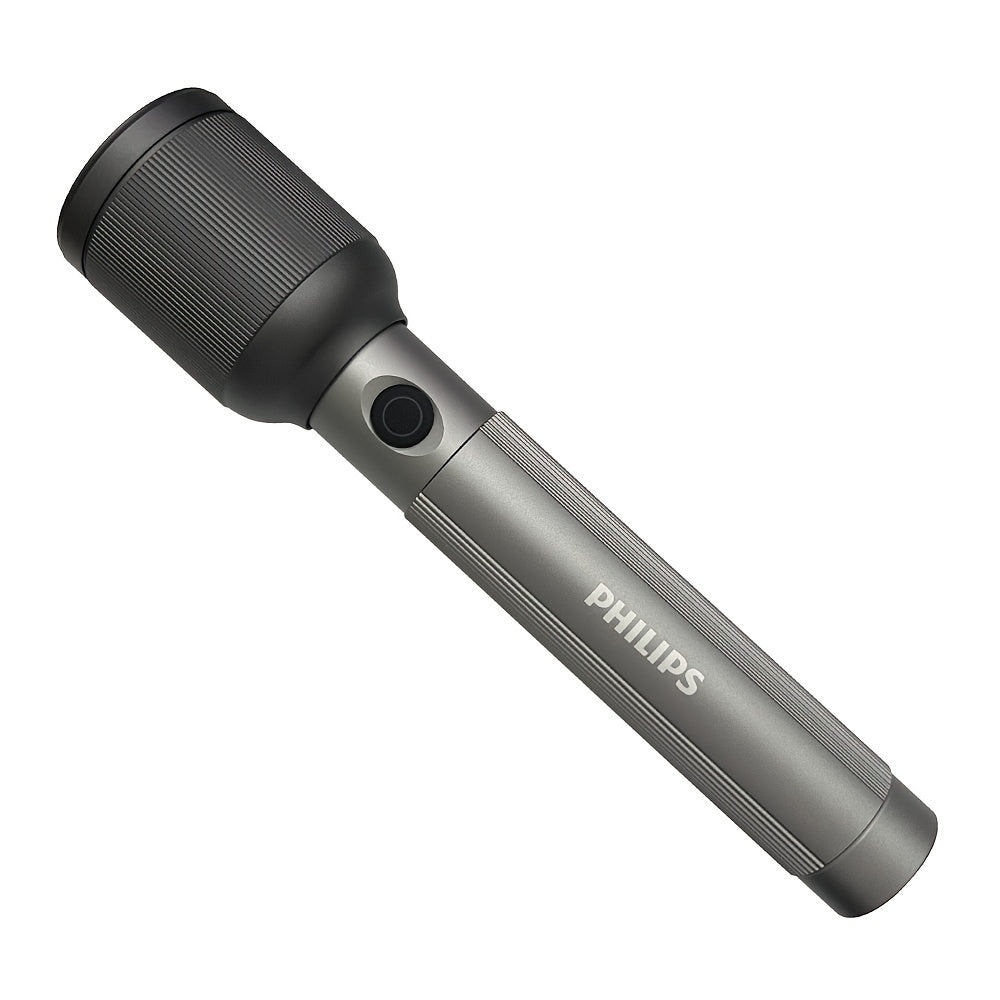 Philips 2243 High-Power LED Flashlight, 3000mAh Lithium Battery, Type-C Direct Charging, Aluminum Alloy Body, Ideal for Camping, Fishing, Hiking, Exploration, Work & Durable Outdoor Use