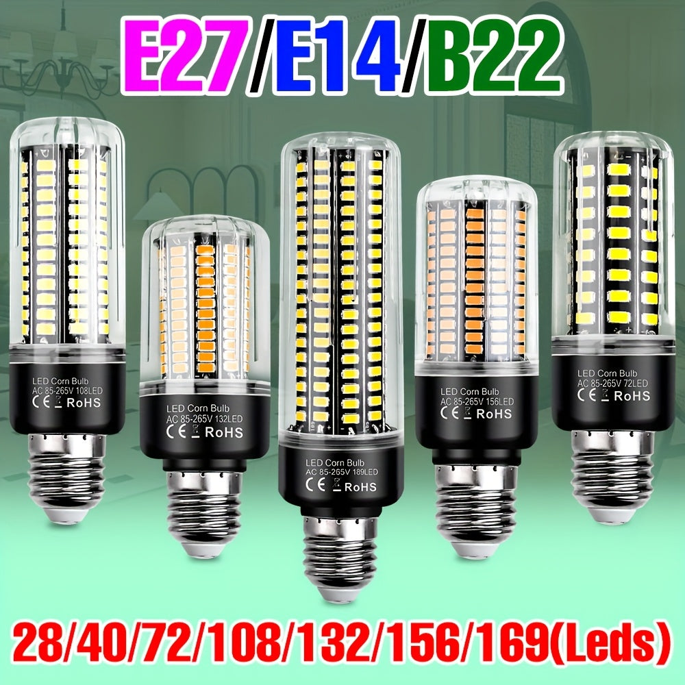 LED bulb E26/E27 corn light E14 indoor spotlight B22 ceiling light AC85-265V candle light 220V recessed downlight 110V flicker-free eye-protection pendant light for living room kitchen bedroom bathroom office