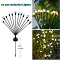 12 Solar Firefly Lights & 8 Solar Lawn Lights, IP44 Protection Rating, Designed to Illuminate Outdoor Pathways. Perfect for Enhancing Ambiance During New Year, Ramadan, and Lighting Up Home Courtyards and Gardens. Solar Spotlight