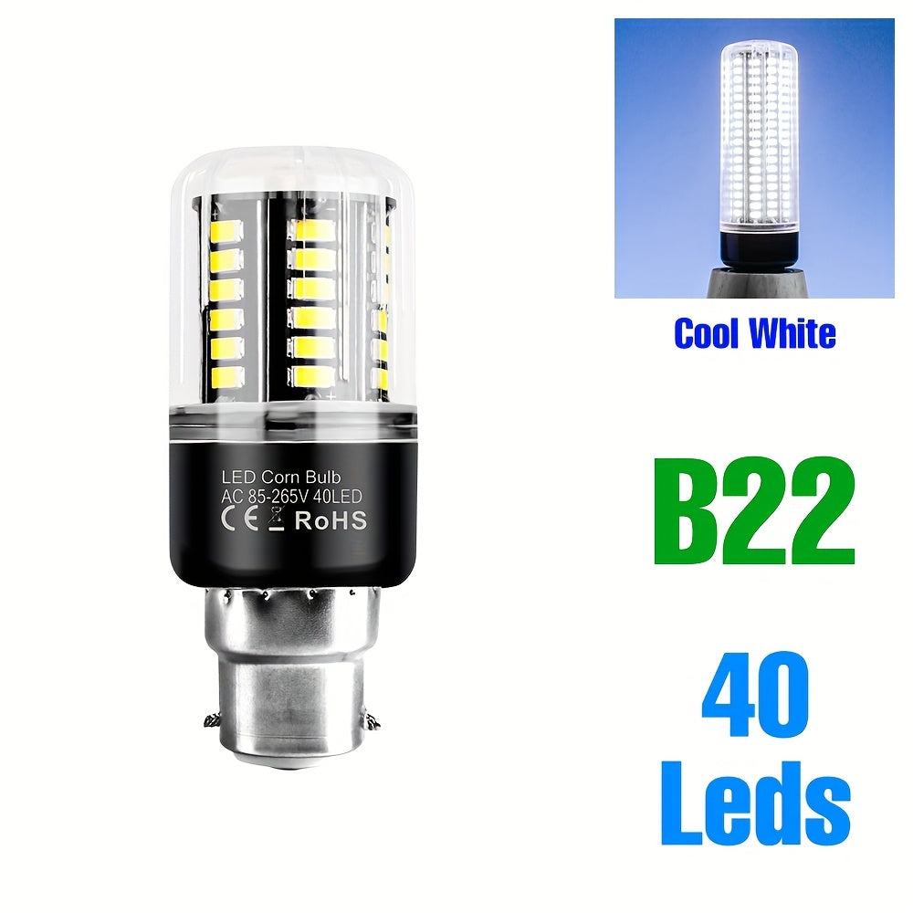 LED bulb E26/E27 corn light E14 indoor spotlight B22 ceiling light AC85-265V candle light 220V recessed downlight 110V flicker-free eye-protection pendant light for living room kitchen bedroom bathroom office