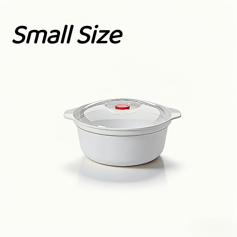 Microwave-Safe Bowl Set, Round Food-Grade PP5 Bowls with Lids – Healthy & Safe – Perfect for Soup Bowl, Rice Bowl, Serving Bowl, Instant Noodle Bowl – Steam Reheating for Baozi & Mantou