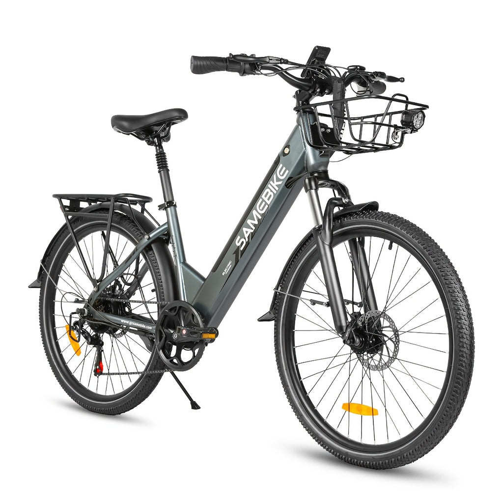 RS-A01pro 250W/350W（全球模式）成人折叠电动自行车 - 续航80-90公里，36V13AH可拆卸电池，26英寸重型轮胎，机械碟刹，LCD显示屏，合金车架，黑色折叠电动车，全球电压兼容