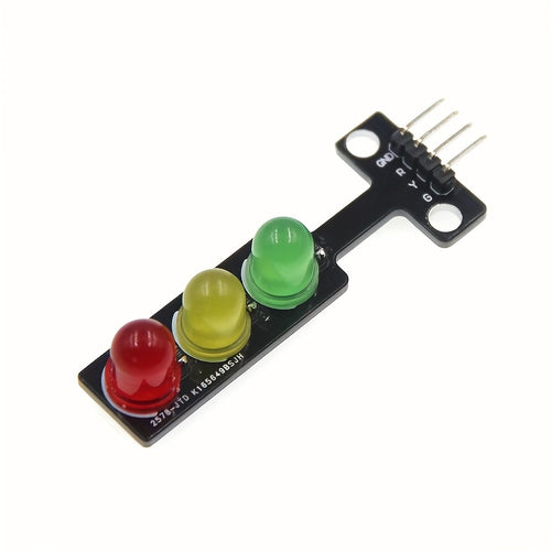 1pc LED Traffic Signal Light Module, 5V Red Green Light Glowing Module, Robot Accessories Module