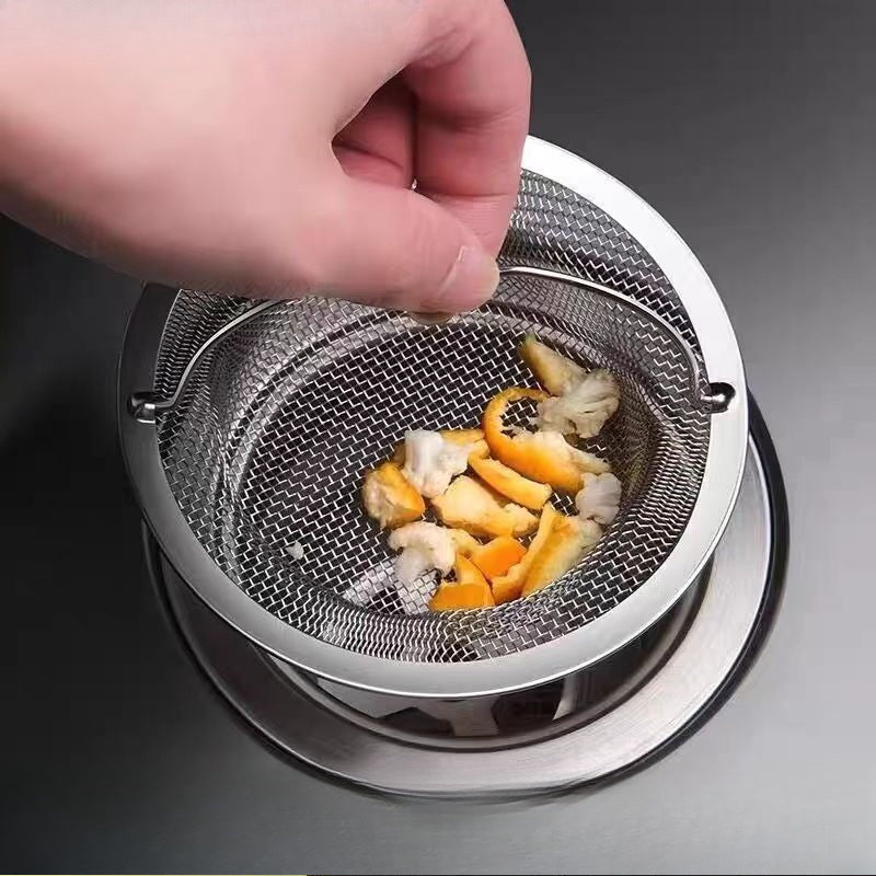 2-Pack Kitchen Drain Strainers – Anti-Clog Stainless Steel Sink Drain Traps, Fits Various Diameters, Mesh Design for Kitchen & Bathroom – Mother's Day Gift, Ideal for Easter, Valentine's Day & Birthdays