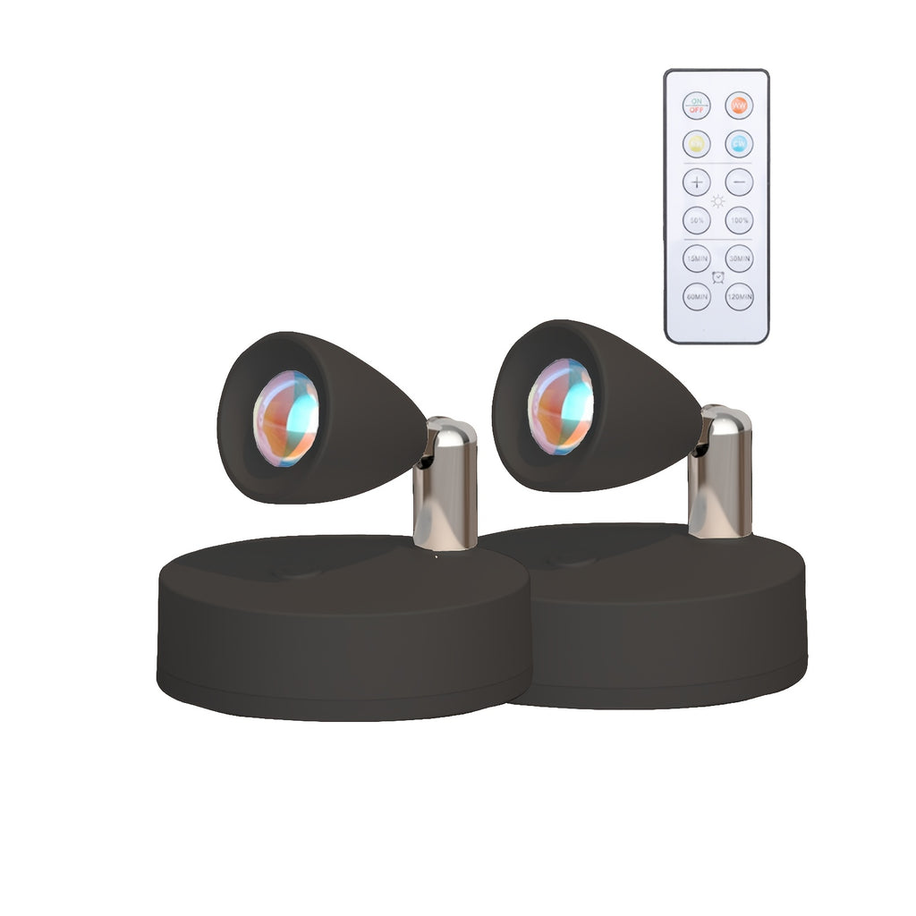 Wireless remote control night light ambiance light, suitable for merchandise, artwork display, dartboard