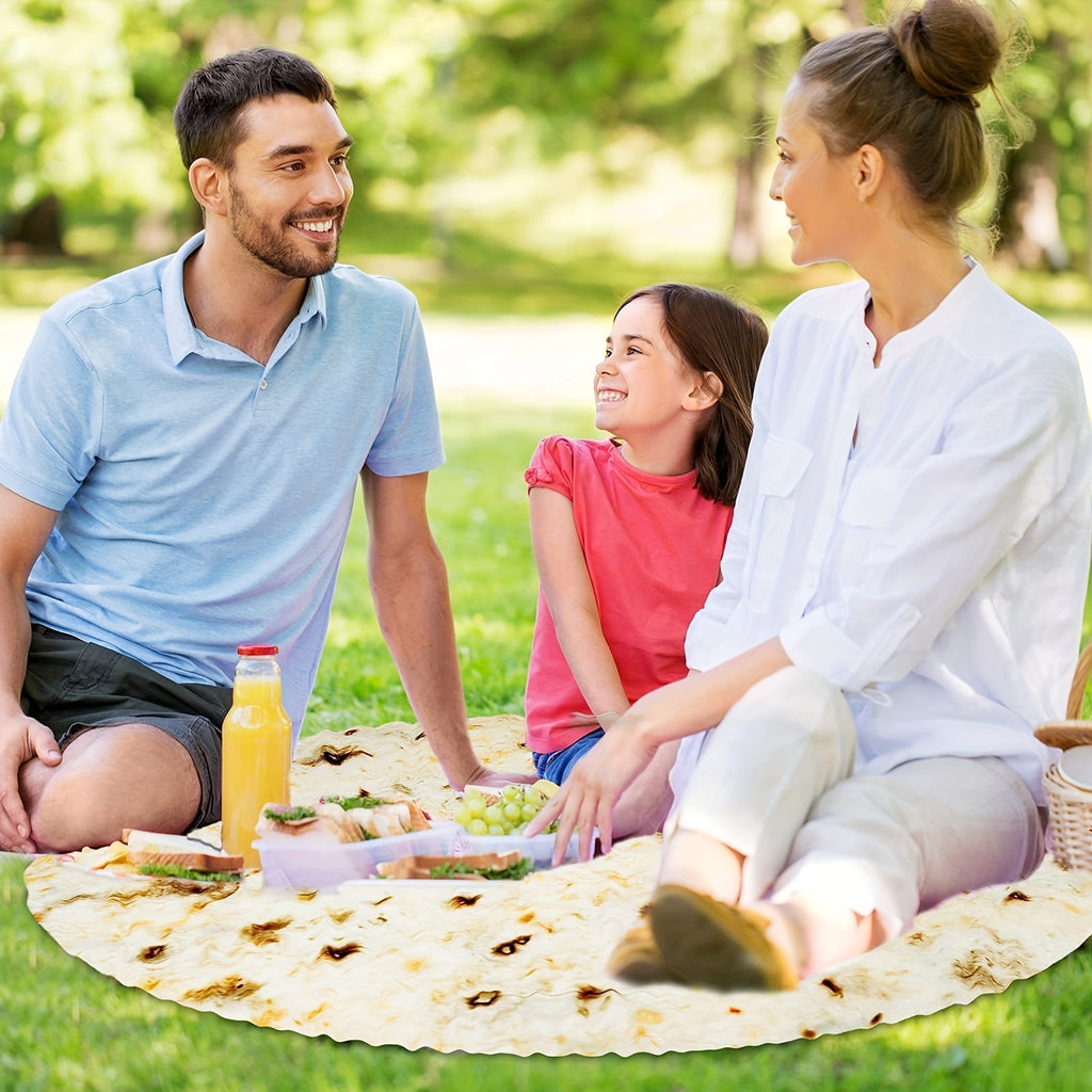 Tortilla 婴儿毛毯，婴儿 Tortilla 襁褓毯，Tortilla 婴儿毛毯 Taco 毯子，适用于新生幼犬猫，285 GSM 柔软法兰绒可穿戴裹毯有趣的迎婴派对礼物...