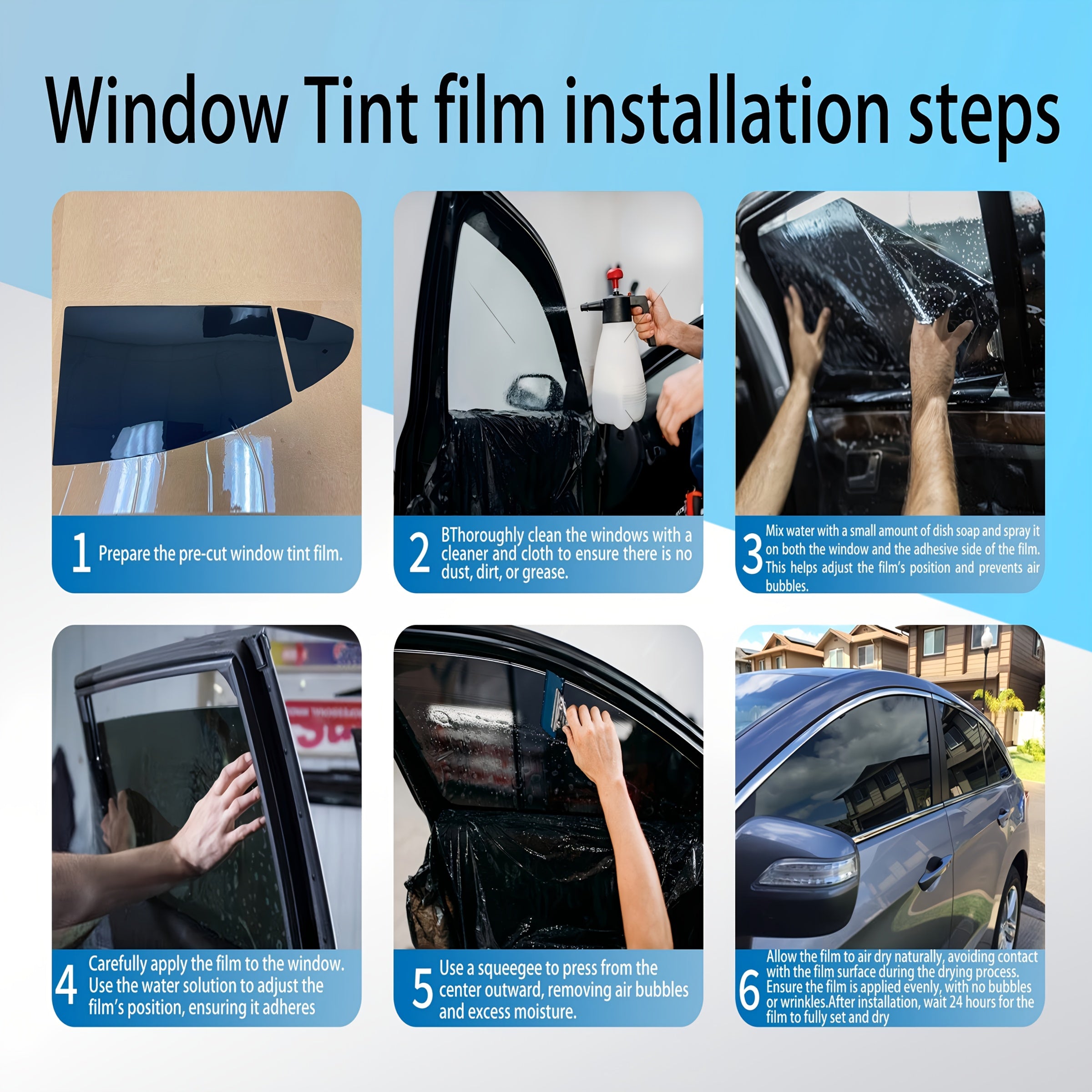 Pre-Cut Window Tint Film for 2001-2005 Honda Civic Coupe
