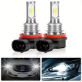 2-Pack H8 H9 H11 H16 LED Car Headlight Fog Light 6000K White 12V High/Low Beam Bulb Super Bright Driving Light, No Battery Included