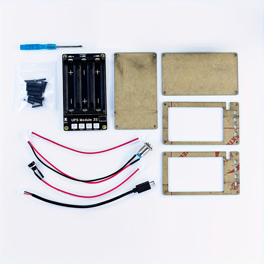 Uninterruptible Power Supply (UPS) Module for Raspberry Pi/Jetson Nano Supports Charging and Power Output at The Same Time 3S & 5V 5A Output