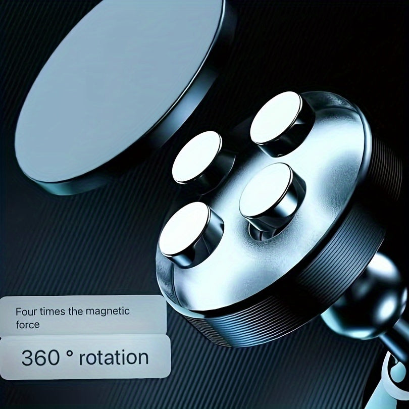 Universal Super Strong Magnetic Metal Car Phone Holder – Rotating Air Vent Clip Mount