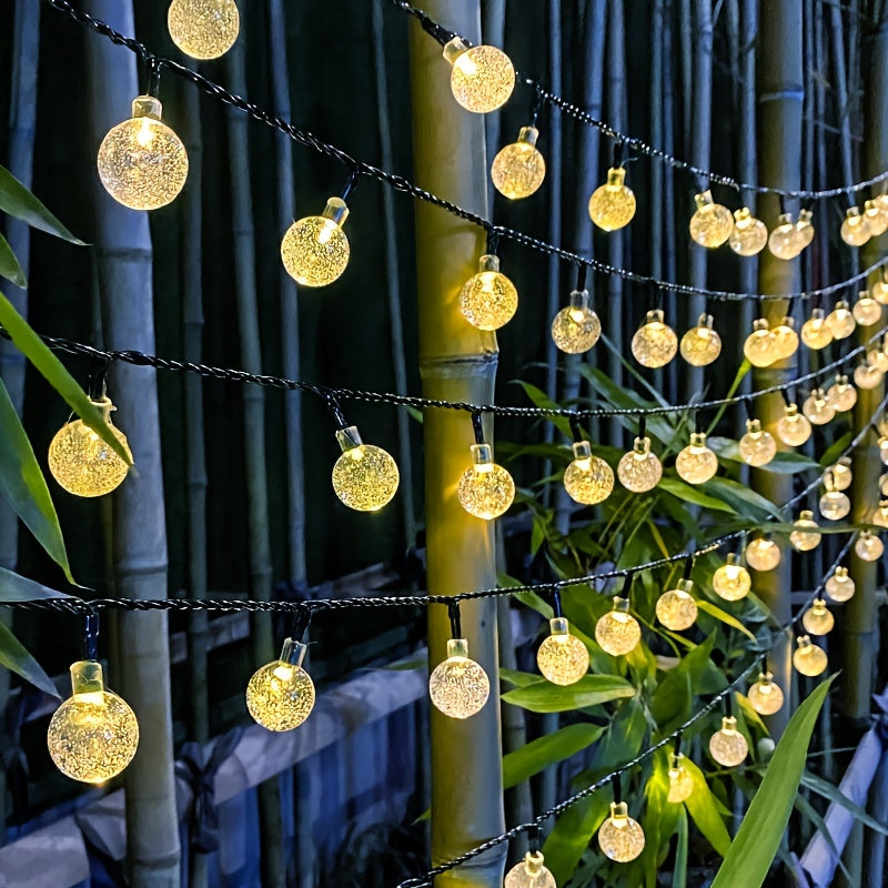 1 件 LED 球形燈串，適用於戶外露營帳篷、花園裝飾配件，情人節、聖誕節、萬聖節、開齋節裝飾，萬聖節裝飾，聖誕節裝飾