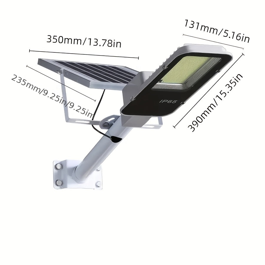 Solar Outdoor Light, Porch and Courtyard Light, Solar Street Light, Waterproof 357 High-Brightness LED Beads, High Power Illumination, Wall-Mounted Exterior Wall Light, Pole-Mounted Photovoltaic Lighting, Automatic On/Off at Dark
