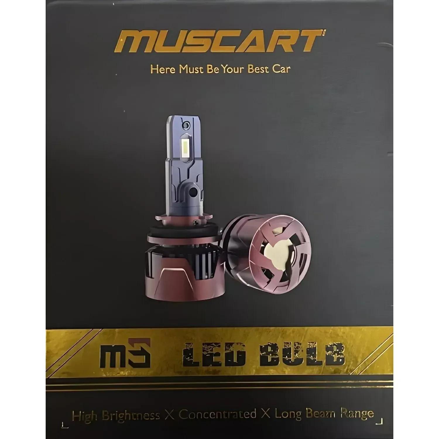 MUSCART LED Car Headlights 9006 M5 2-Pack