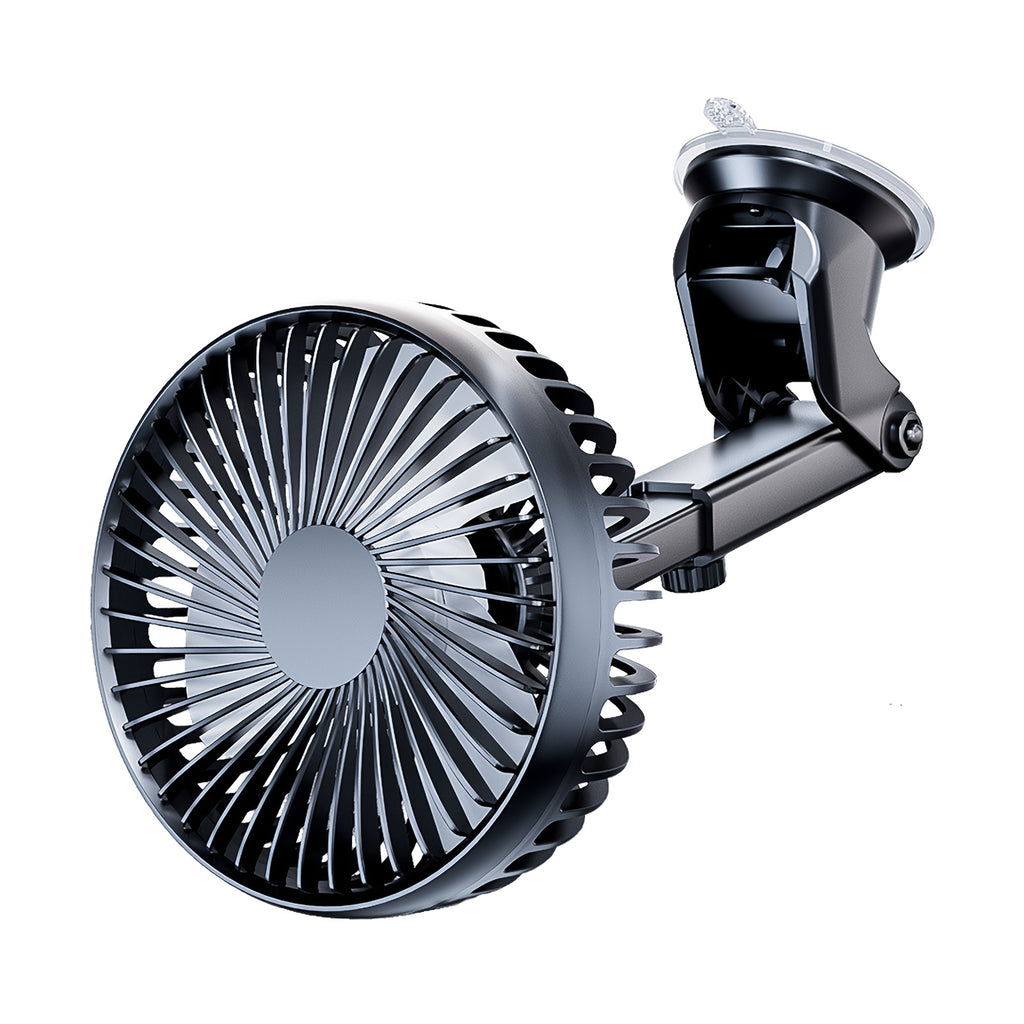 Car Fan, Adjustable Speed, 360° Rotatable Base, Compact Mini Design, Suitable for Sedans, SUVs and Trucks, Ideal for Travel, Beach Vacation, Back to School, Comfortable Summer Car Use