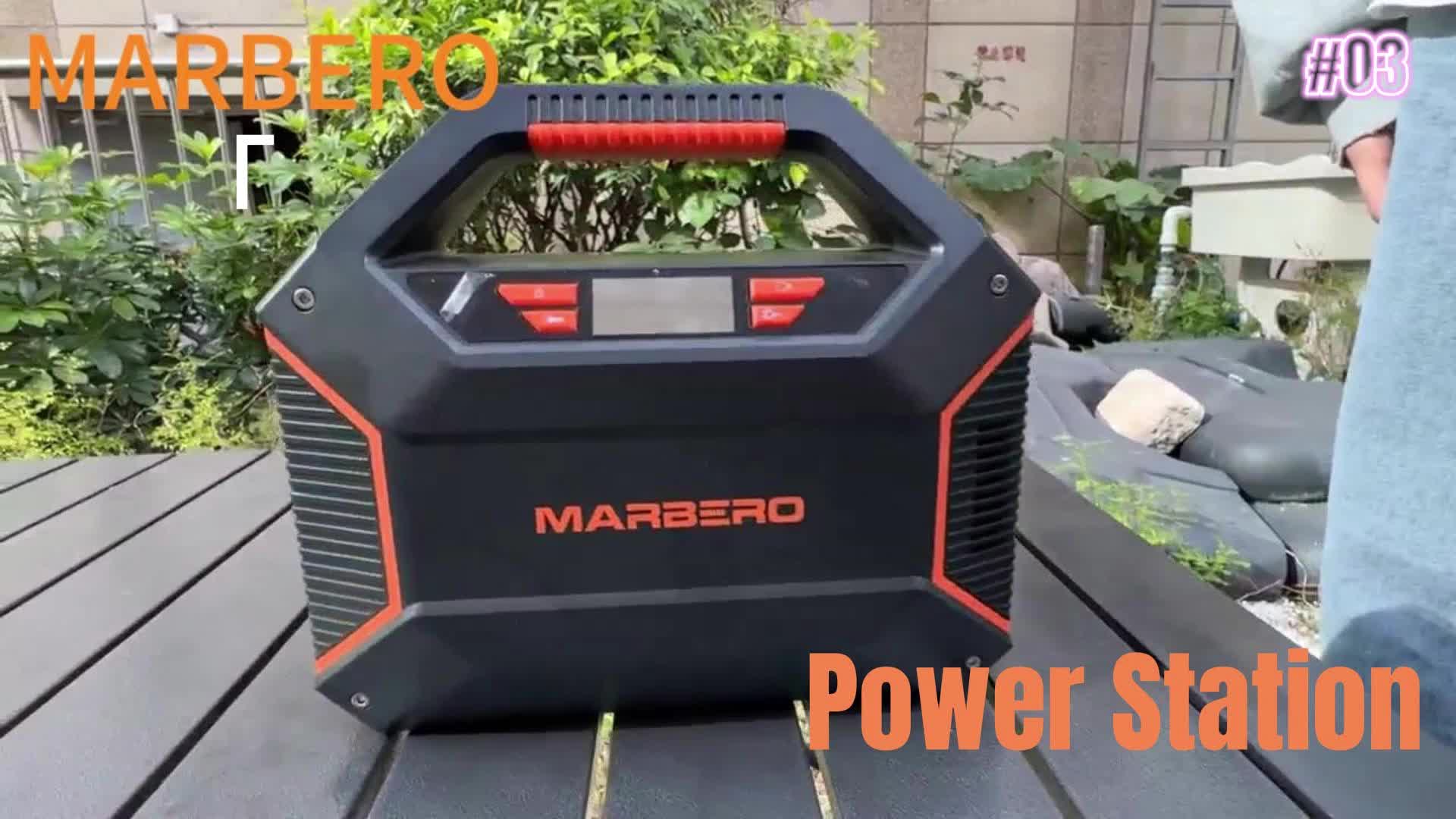 行動式電源站 296Wh&60W太陽能板/155Wh&30W太陽能板/296Wh/155Wh，露營太陽能發電機鋰電池組，帶110V 2*AC QC3.0 USB埠的LED手電筒，適用於家庭露營房車膝上型電腦應急電源備用聖誕禮物