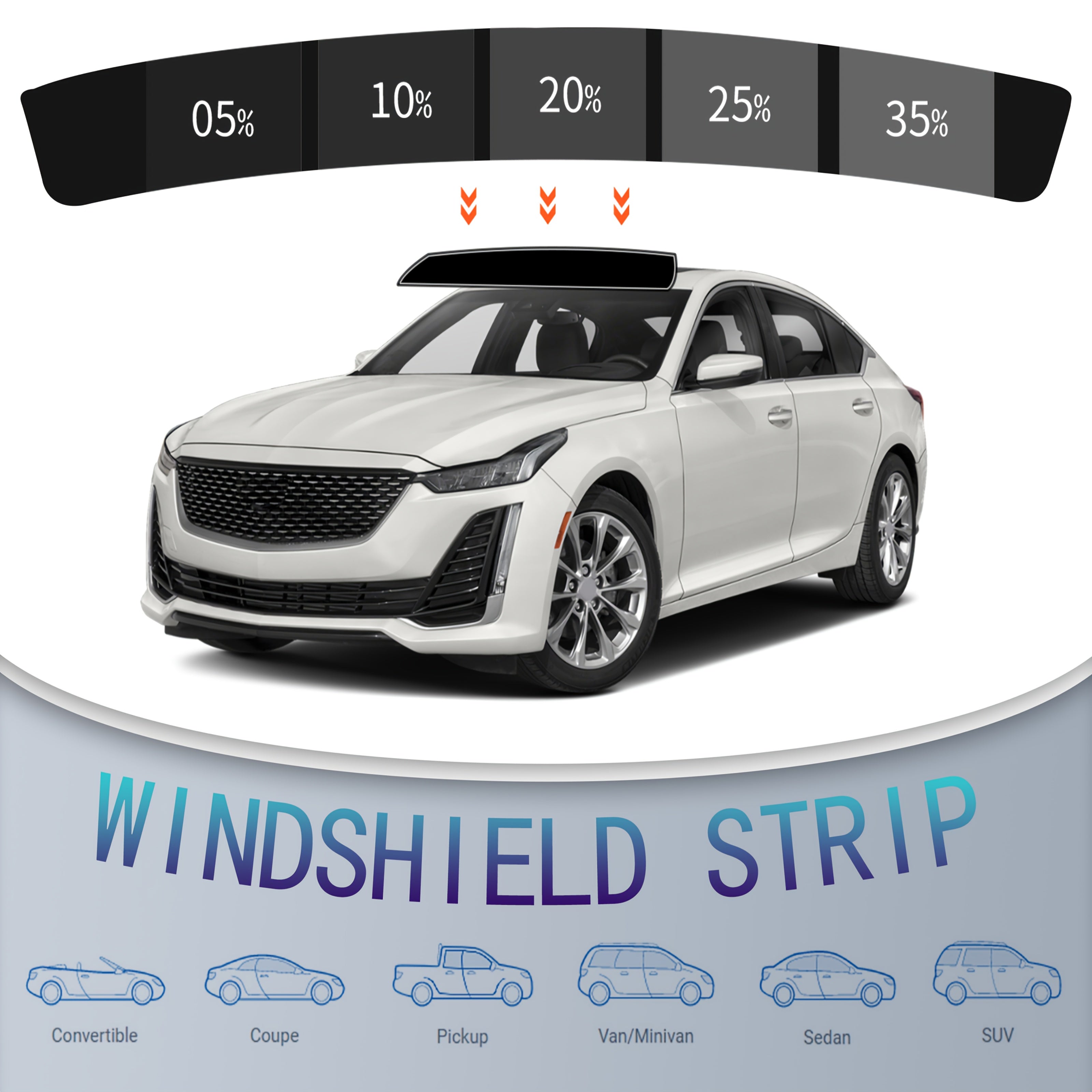 Pre-Cut Window Tint Film for 2001-2005 Honda Civic Coupe