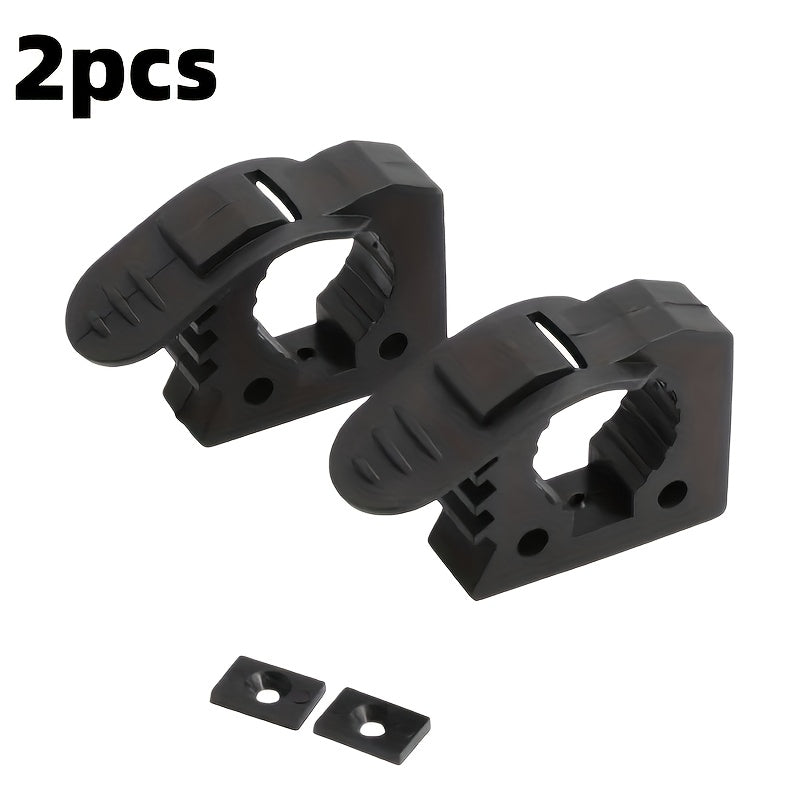 2/4-Pack Quick Fist Clamps, Synthetic Rubber Mounting Tool Equipment Clamps, for Off-Road Vehicles, ATV, UTV, Truck Parts Enhancement – Tool Organizer Clips, Outdoor Shovel Storage Mount