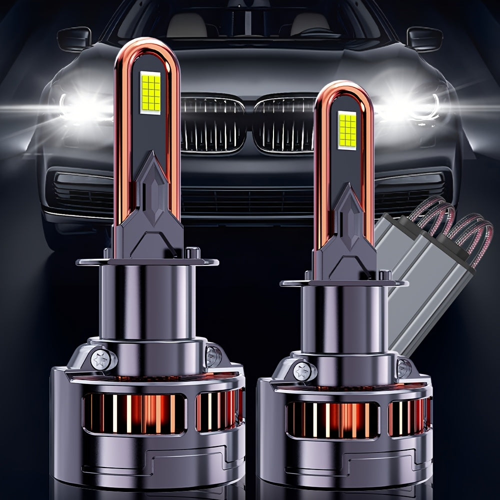 2-Pack H11 Car LED Headlights | 60000Lm, H4/9003/Hb2 H7 H11/H9/H8 H1.9570 Csp Chip, 7500K, 320W, Canbus, 9005/Hb3 9006/H, No Battery Included