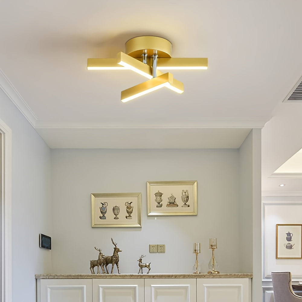 Modern metal LED ceiling light, two shades optional, suitable for bathroom, ceiling light, kitchen, porch, office, hallway and bedroom. Multiple colors available