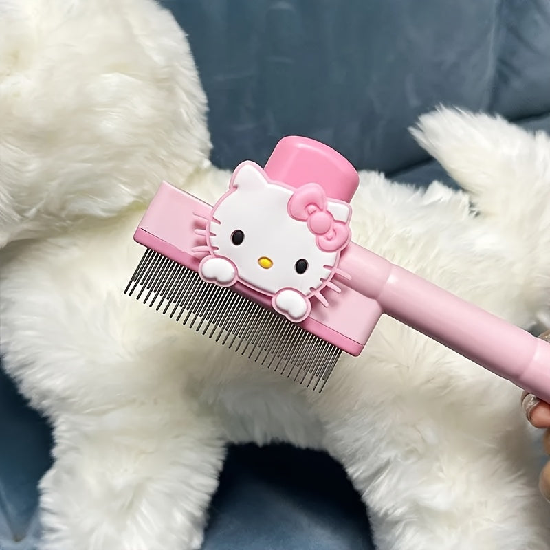 【已授权】三丽鸥 Hello Kitty Melody 推出全新款单支装猫梳，专为按摩、驱蚤、自清洁而设计，能够有效管理狗狗的掉毛和纠缠，成为宠物主人们的完美礼物