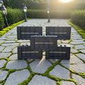 Solar Outdoor Lighting Lawn Step Stair Railing Decorative Path Light Wall Light Wall Washer Light Courtyard Home Light