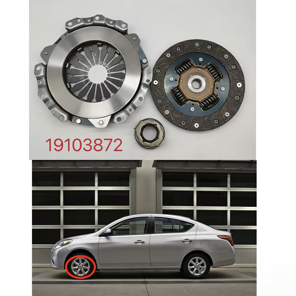 OE 19103872 Auto Parts Car Clutch for Chevrolet SPARK 2011-2017, Automotive Drive for Chevrolet MATIZ 2004-2015, Clutch Kit for Chevrolet BEAT 2018-2020, Clutch Pressure Plate, Clutch Friction Disc for Chevrolet, Auto Accessories Fit Chevrolet